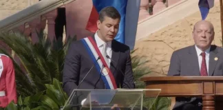 Presidente de Paraguay con bajo respaldo ciudadano, según encuesta realizada este mes por consultora