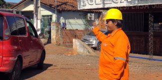 Obras en avenida Avelino Martínez avanzan con rostro de mujer en diferentes partes del proyecto